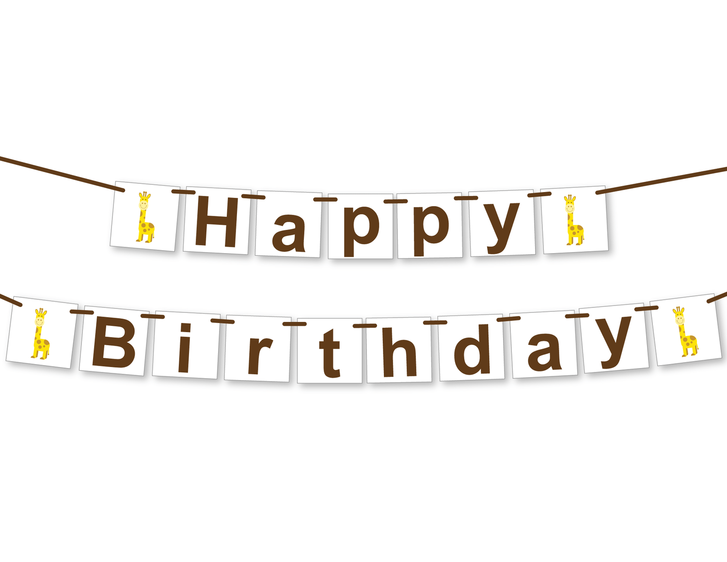 giraffe birthday party decorations - zoo themed birthday decor - Celebrating Together