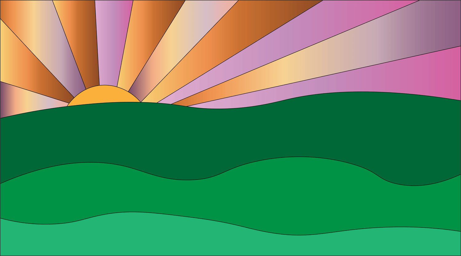 paint party kit - sunset over the hills - Celebrating Together