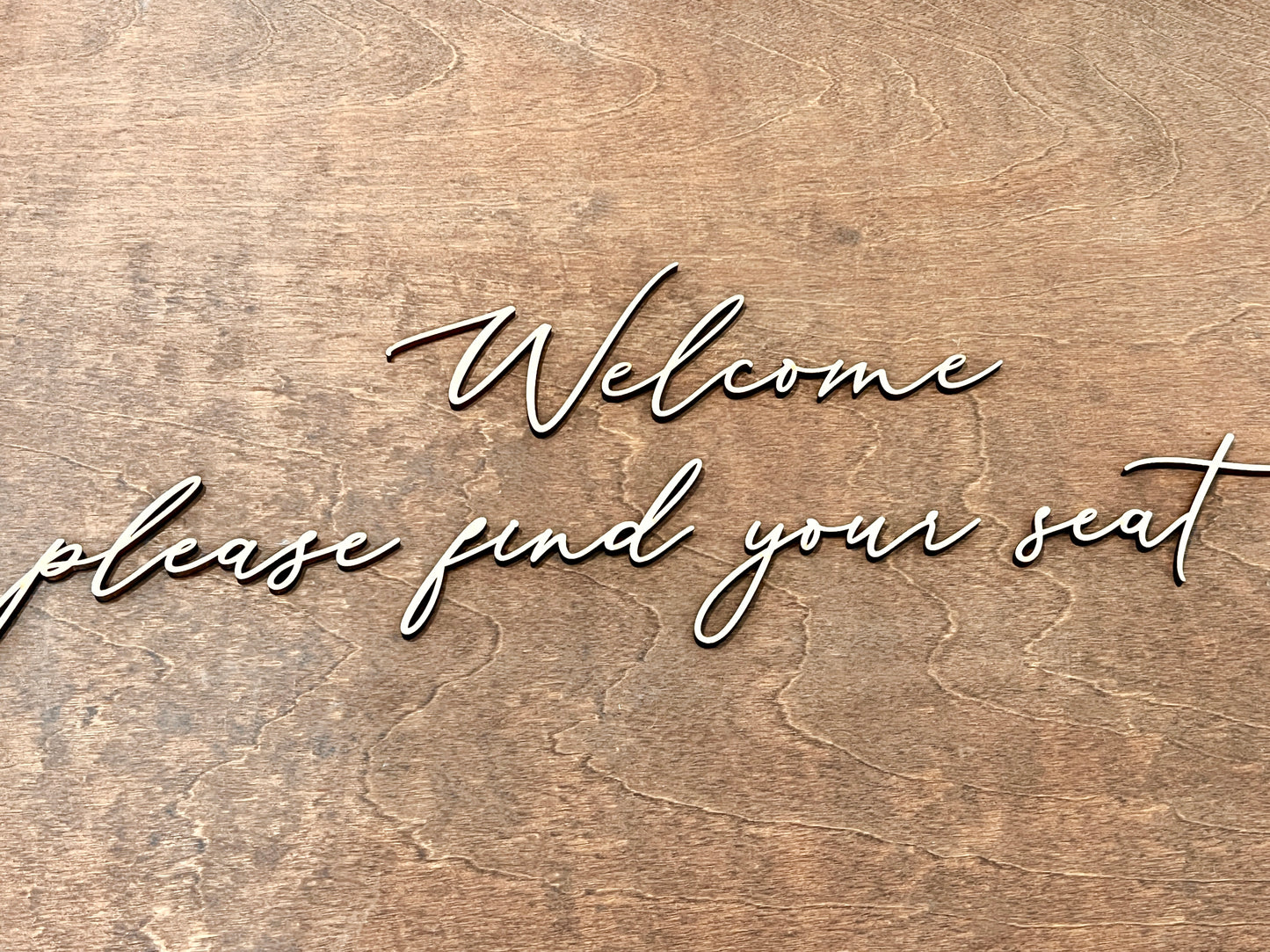 diy seating chart lettering welcome please find your seat