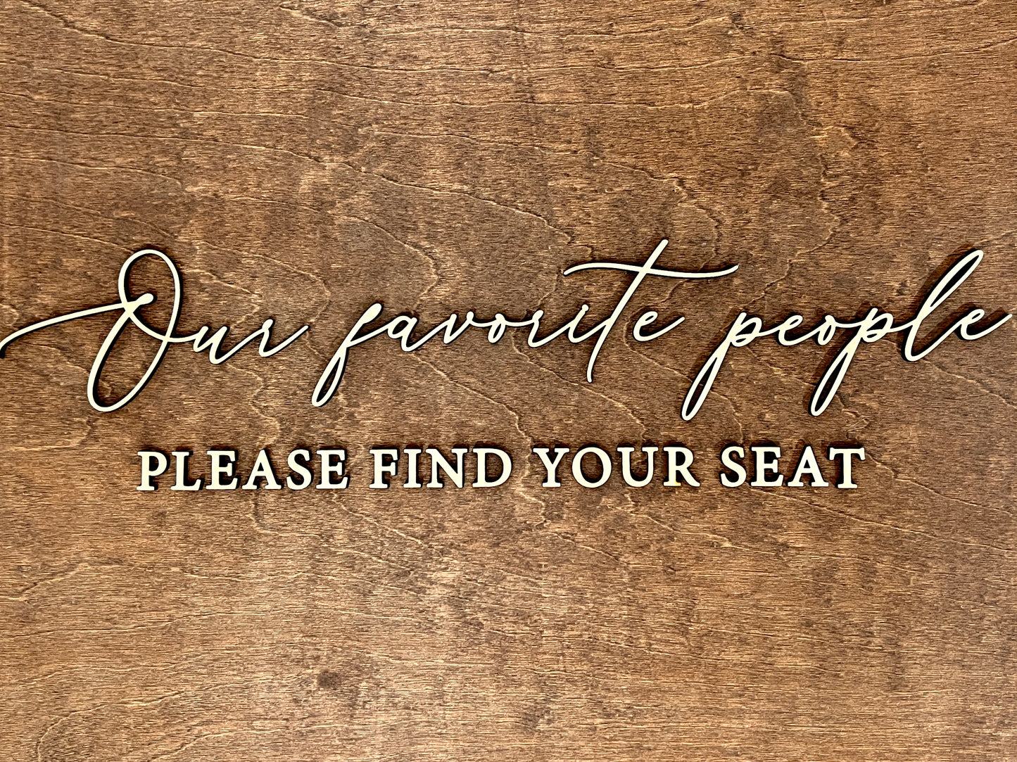 diy wedding seating chart sign lettering