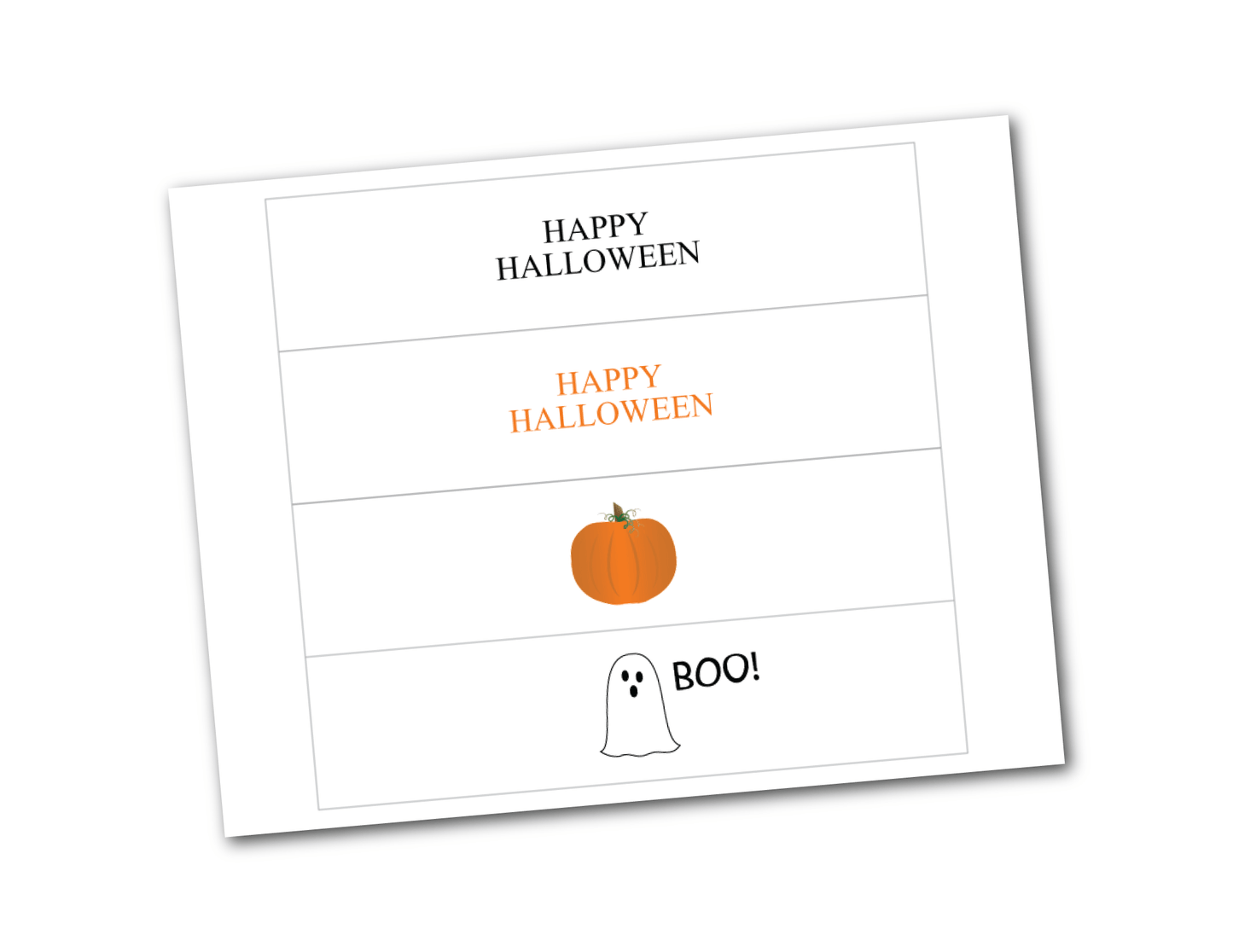 printable happy halloween water bottle labels - Celebrating Together