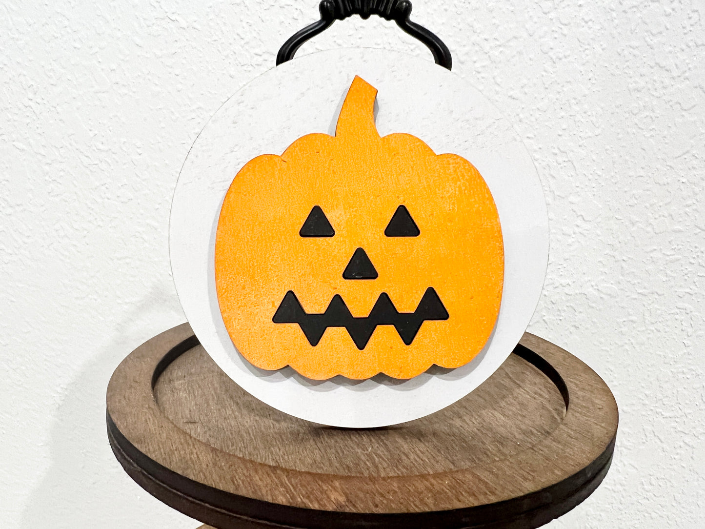 pumpkin halloween tiered tray paint kit - Celebrating Together