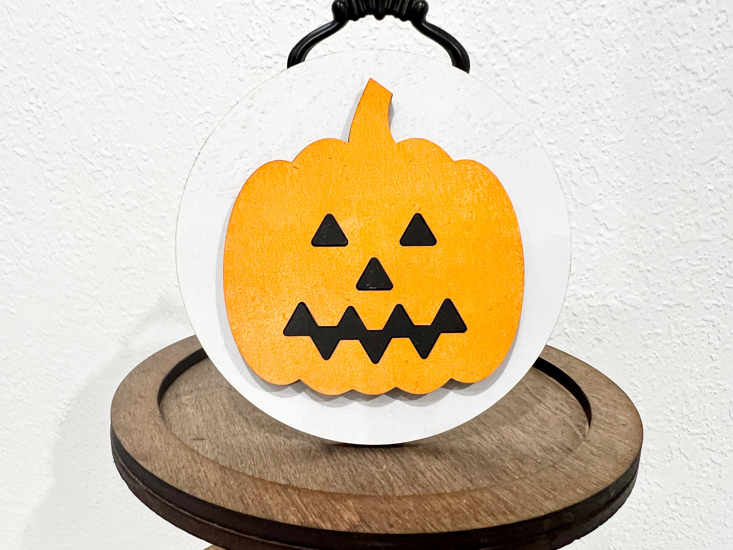 pumpkin halloween tiered tray - Celebrating Together