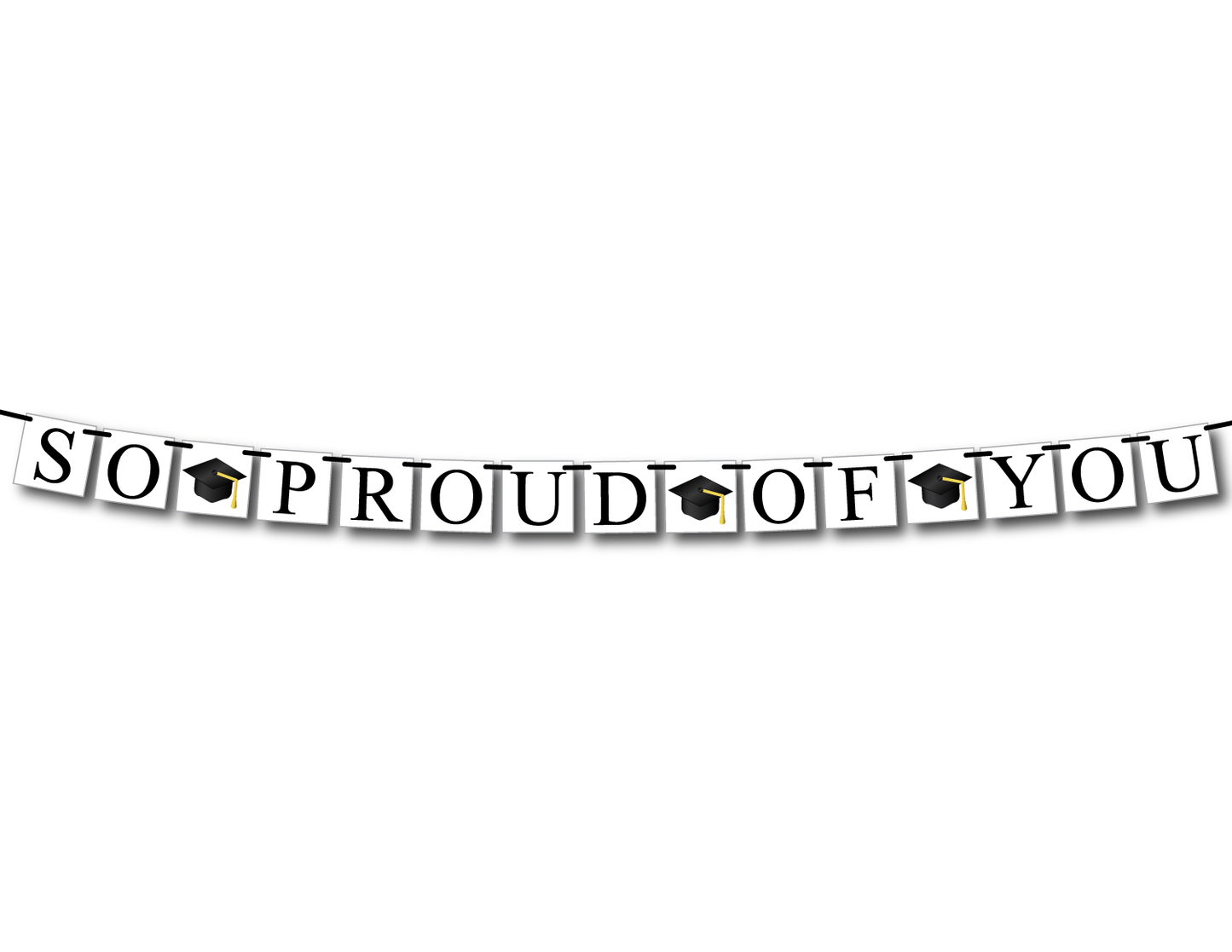 So Proud of You graduation banner - Celebrating Together