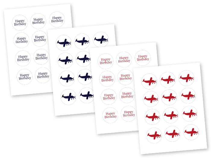 DIY airplane cake pop toppers - Celebrating Together