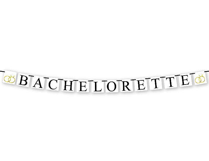 bachelorette banner - printable bachelorette party decor - Celebrating Together