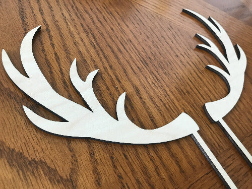 deer cake topper - woodland baby shower decorations - Woodbott