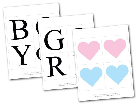 Printable Boy Or Girl Sign