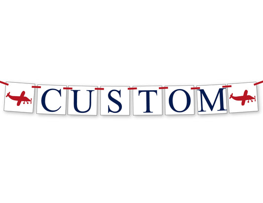 Custom Airplane Banner