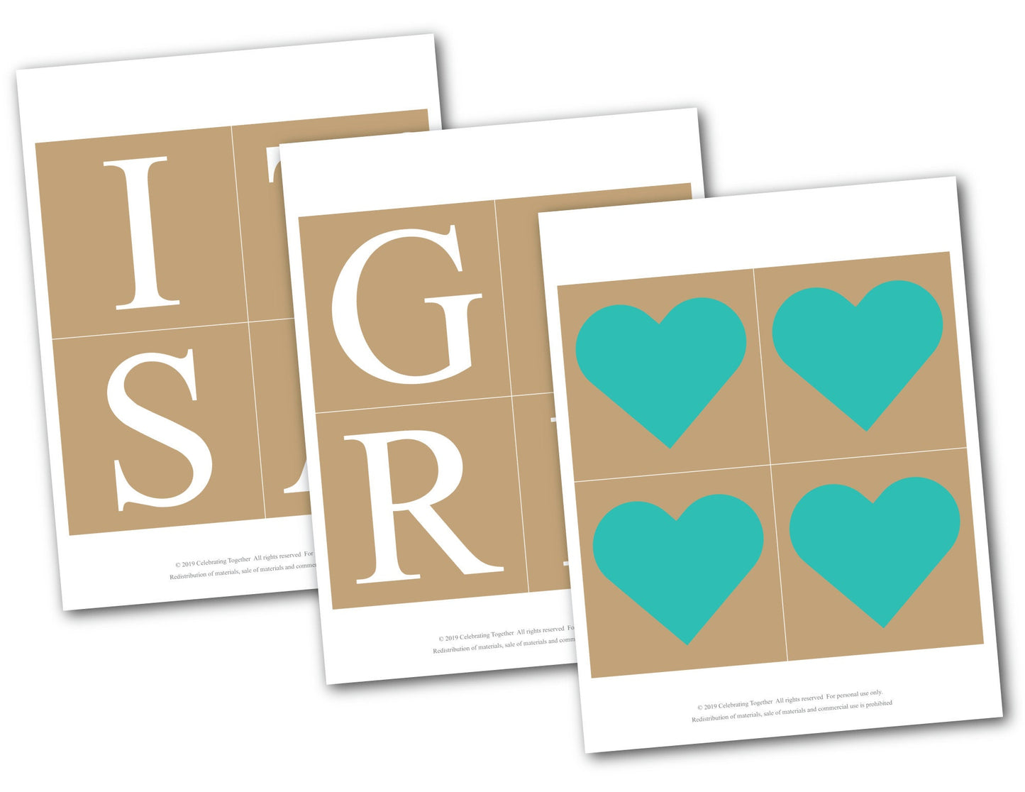 DIY rustic it's a girl banner - baby shower decoration - Celebrating Together