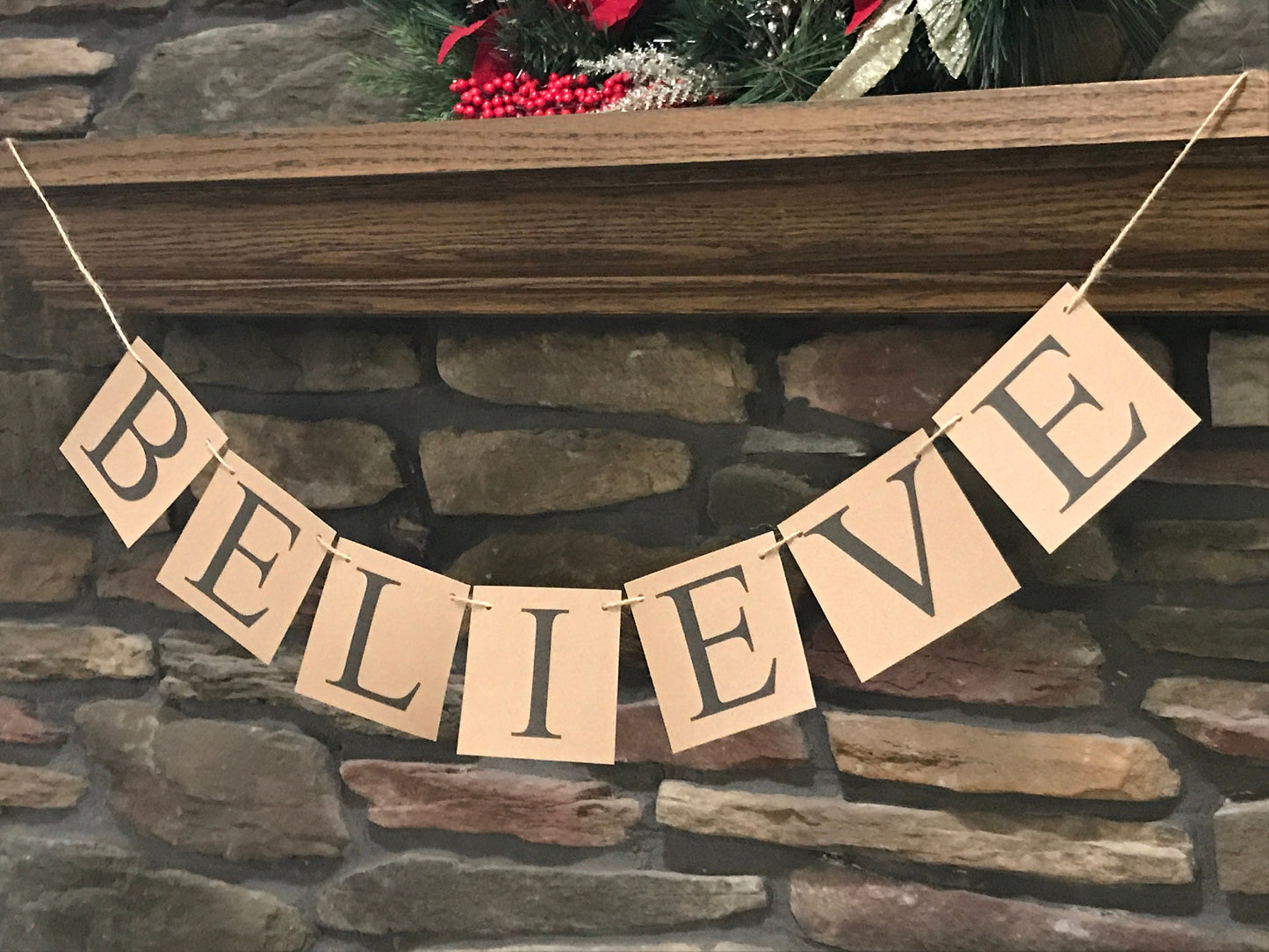 Rustic Believe Banner
