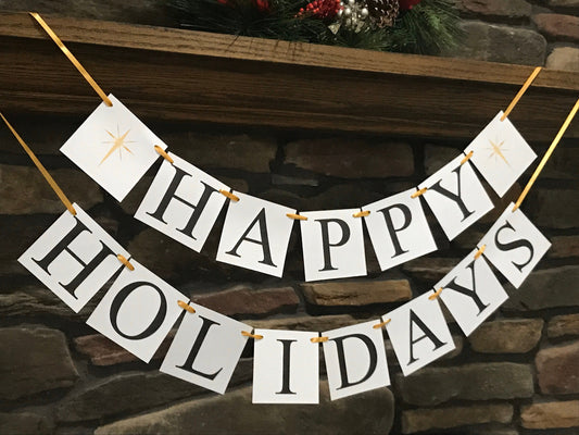 Happy Holidays Banner - North Star