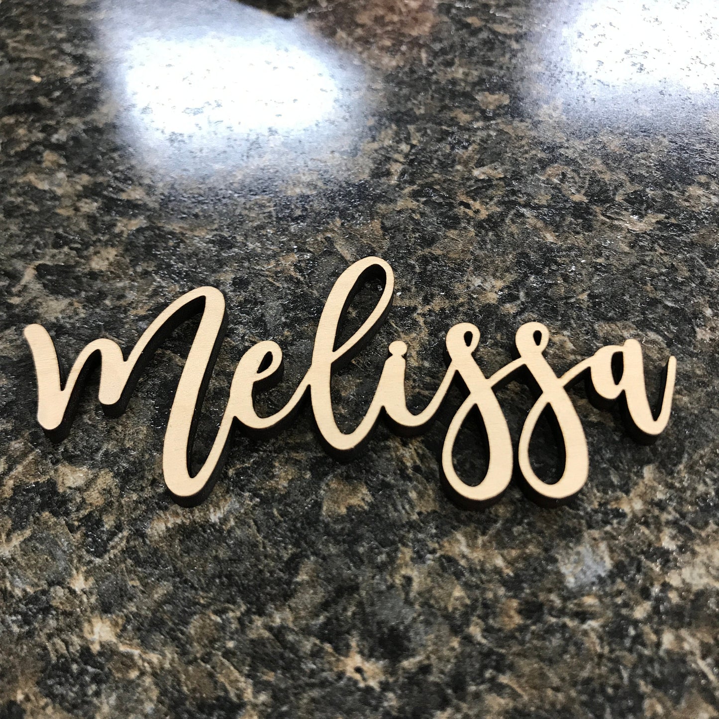 wood name cut out