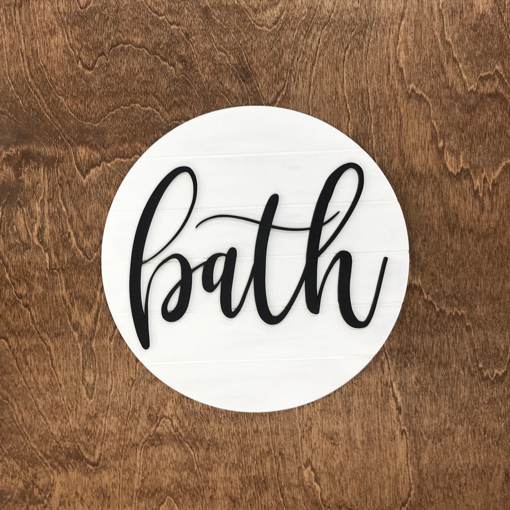 bathroom sign - bath decor