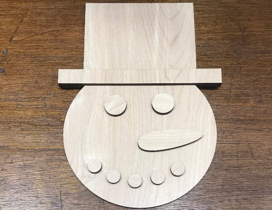 snowman diy sign making kit