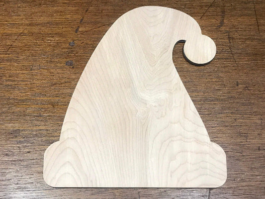 1/4" birch plywood wood blanks - santa hat holiday sign making supplies