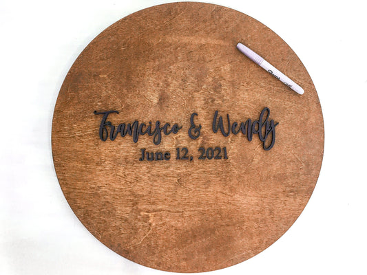 personalized wedding decor - custom wedding decorations