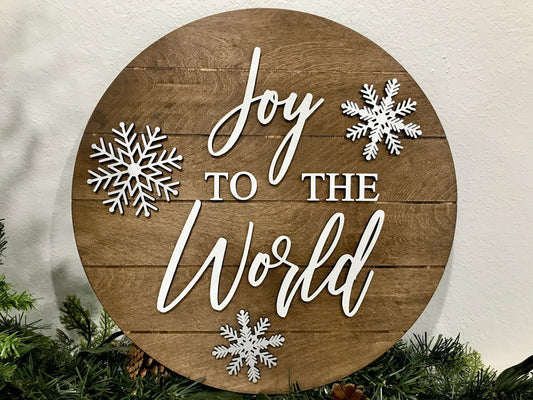 joy to the world sign