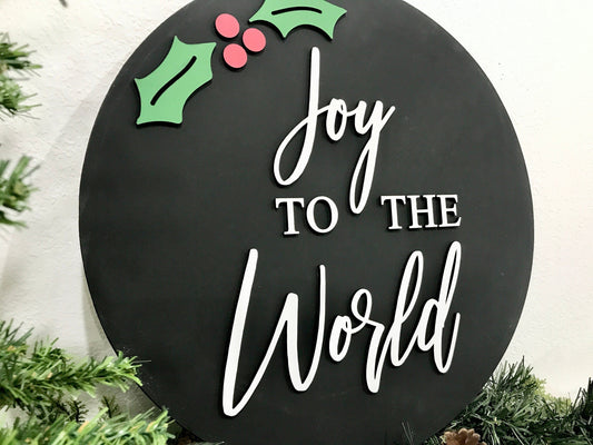 joy to the world sign