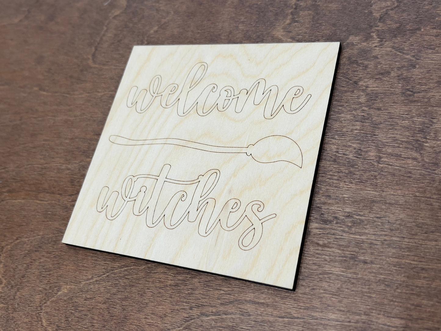 Halloween Mini Sign Bundle - Welcome Witches, Jack O Lantern, Boo, Spider Web
