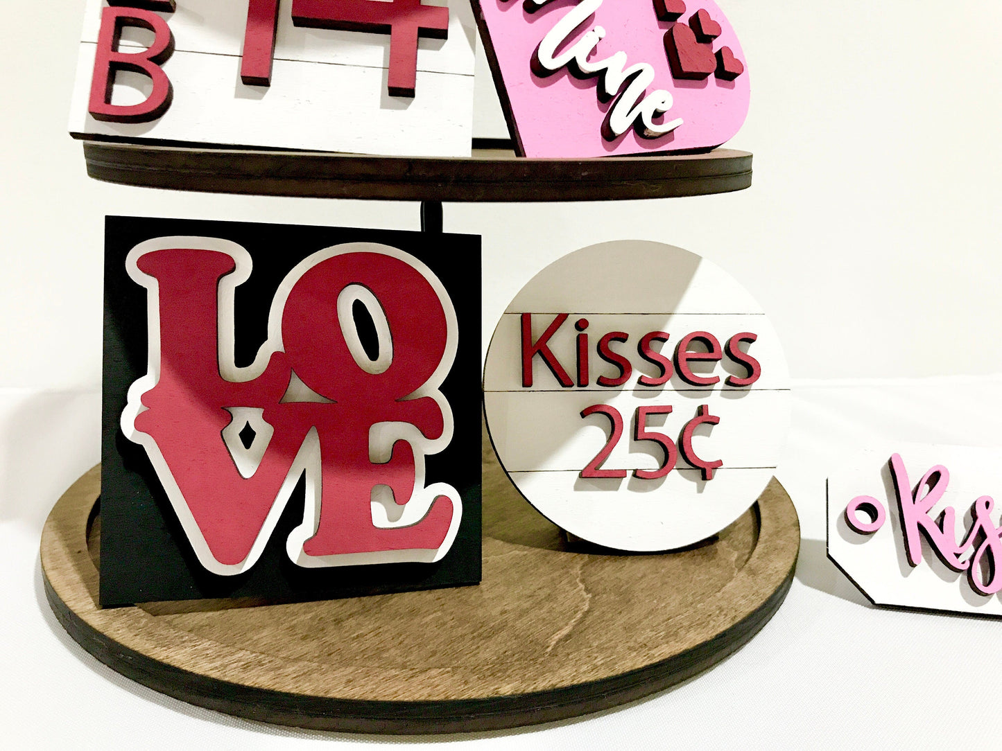 tiered tray mini sign