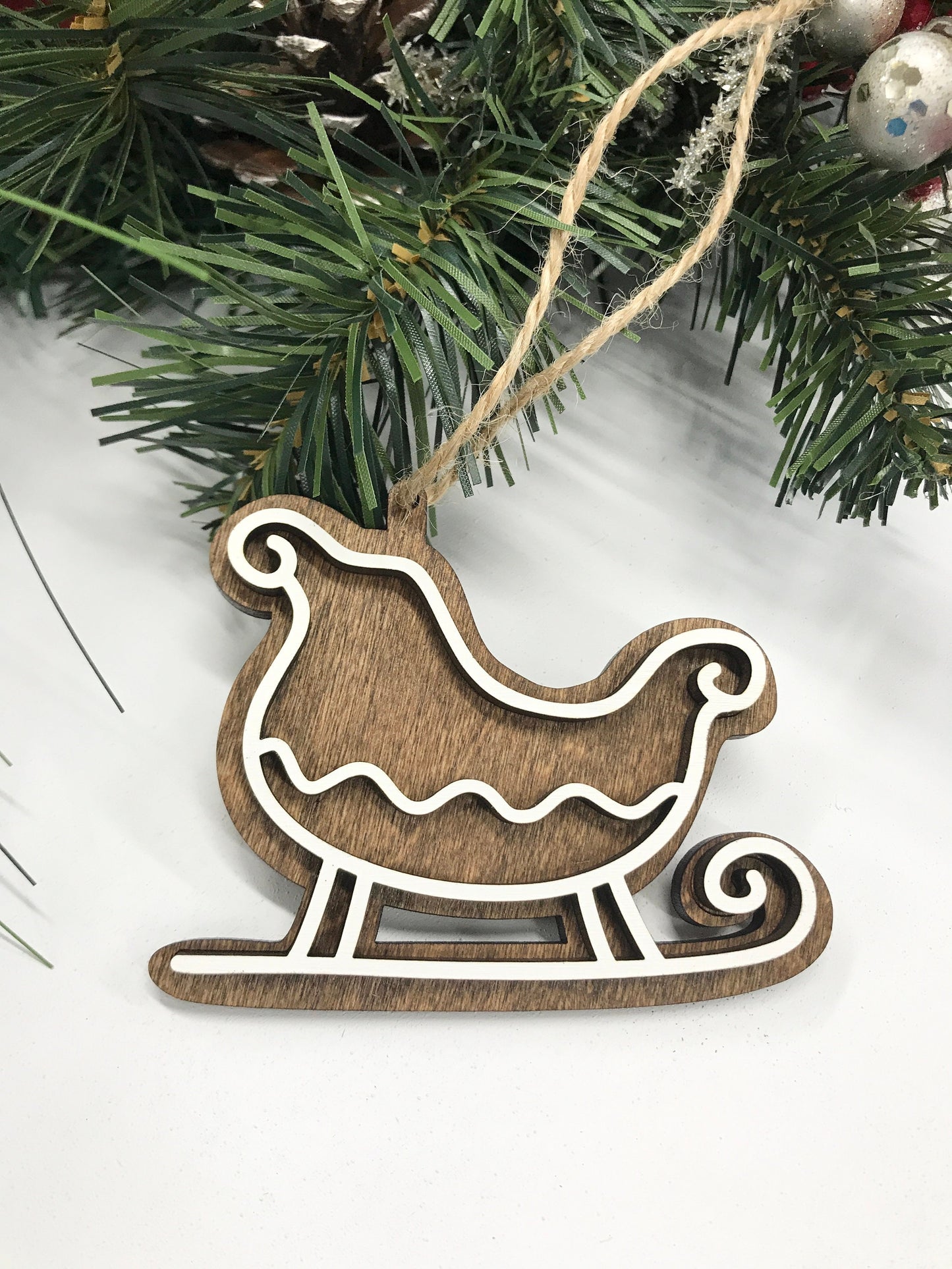 3D gingerbread ornament, wood christmas ornament, gingerbread man, holly leaves, mittens, reindeer, Christmas tree, heart, bell, snowflake