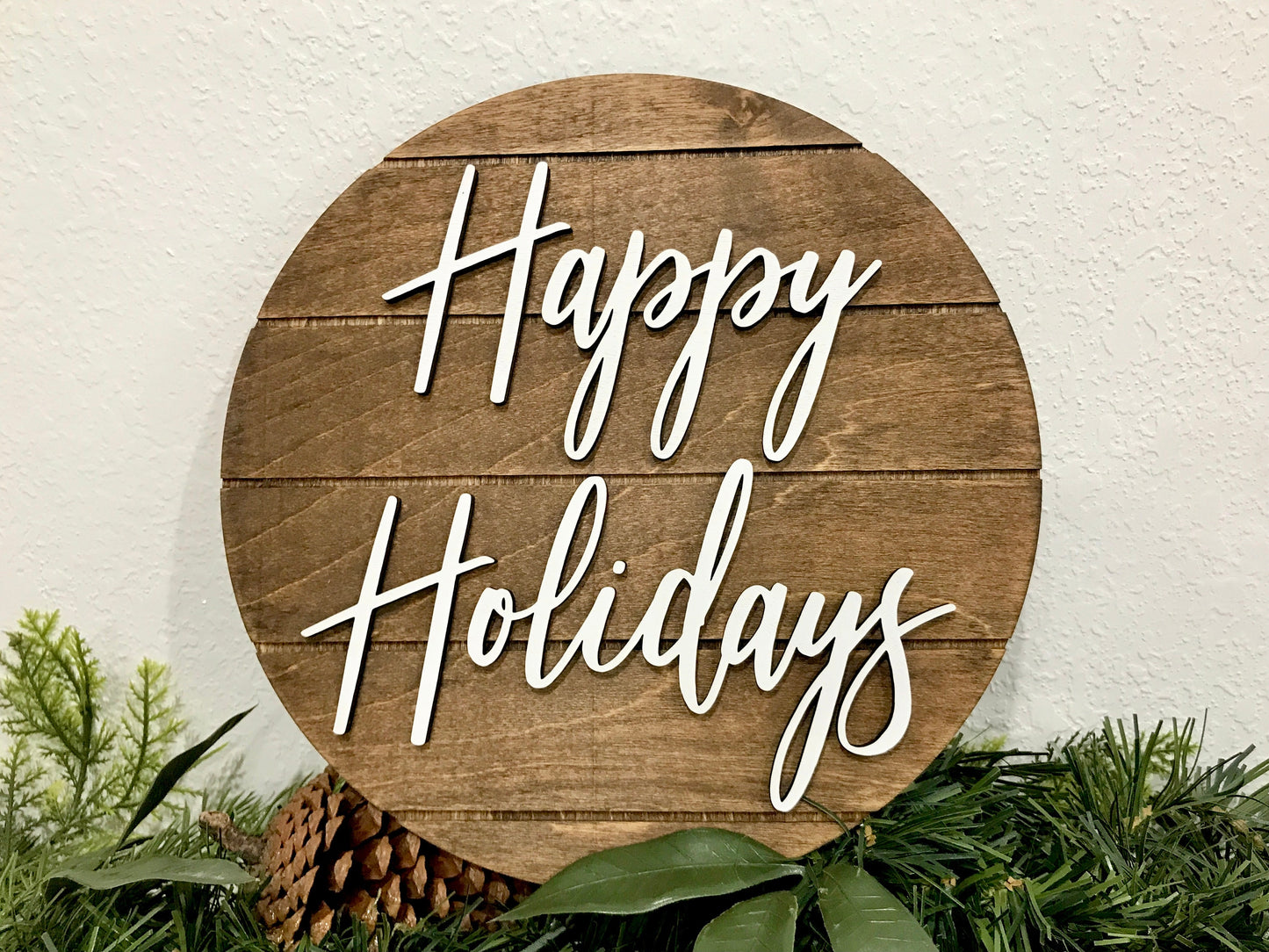 Merry Christmas sign, Christmas decorations, 3D holiday decor, shiplap wood signs, living room wooden sign wall hanging, rustic mantel decor