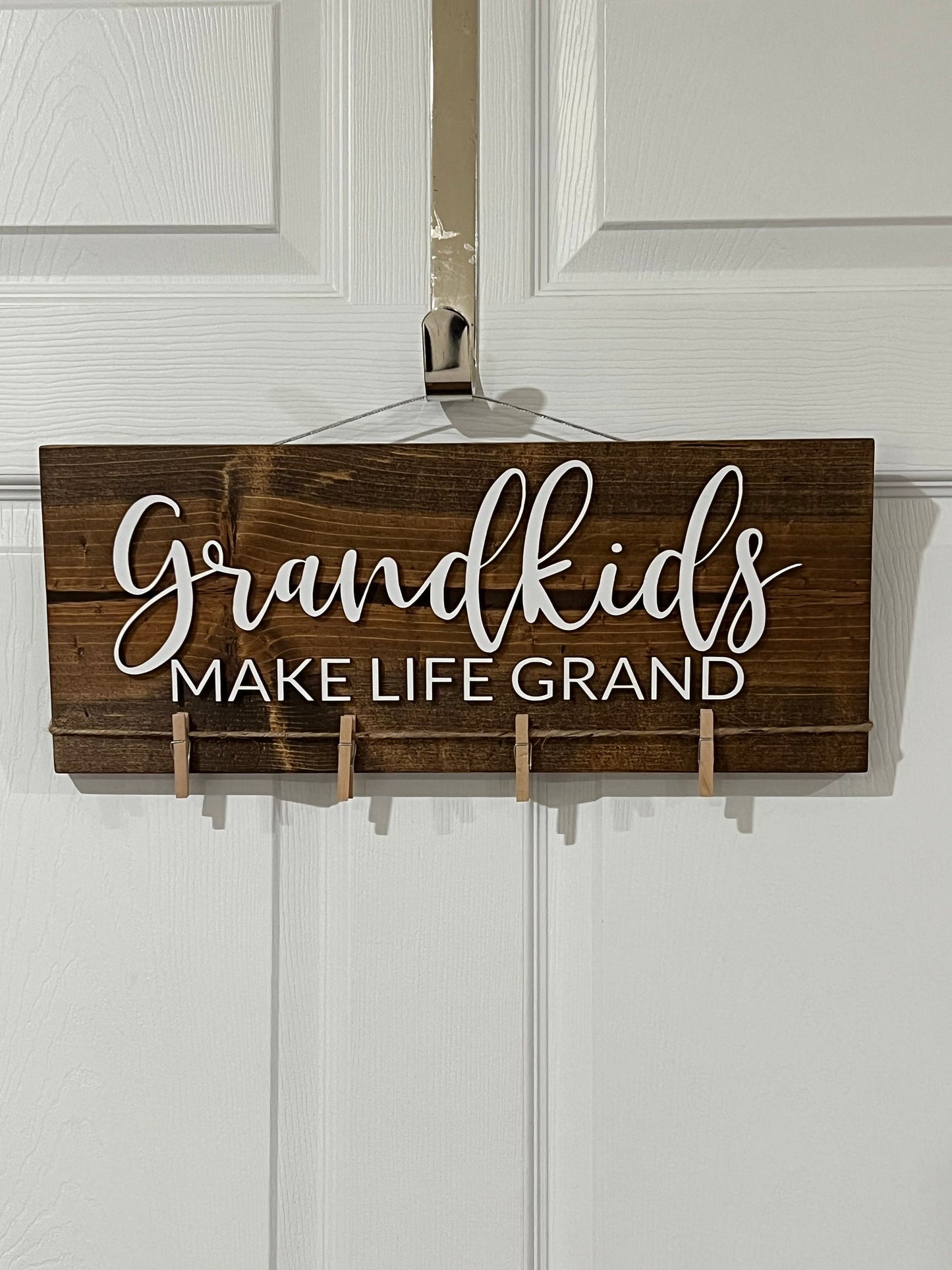 Grandkids Make Life Grand Sign