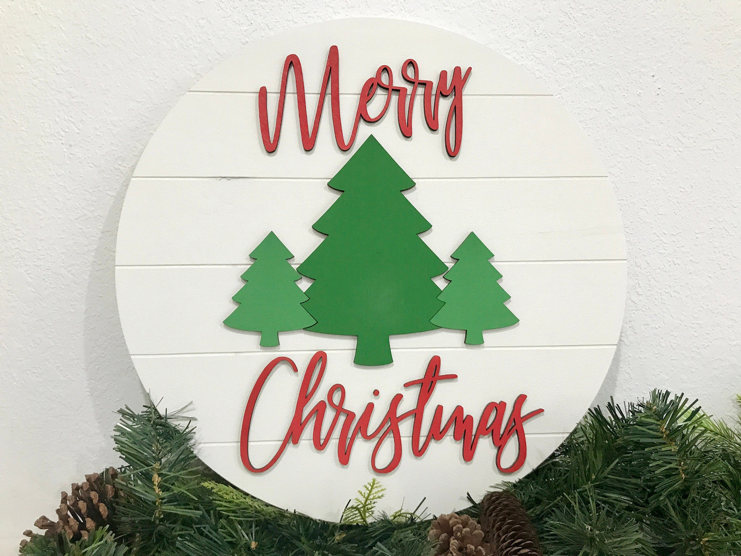 Merry Christmas sign, Christmas decorations, 3D holiday decor, shiplap wood signs, living room wooden sign wall hanging, tree mantel decor