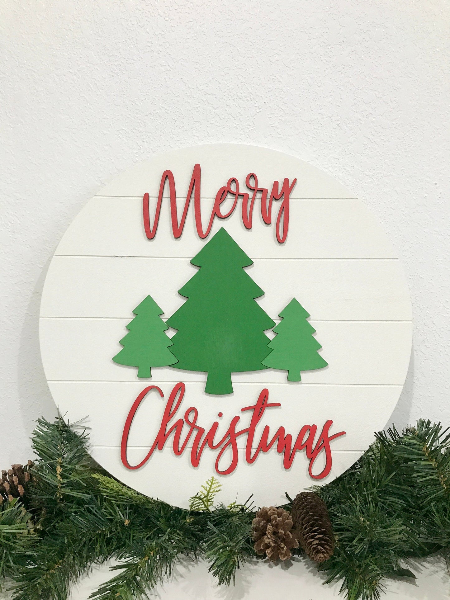 Merry Christmas sign, Christmas decorations, 3D holiday decor, shiplap wood signs, living room wooden sign wall hanging, tree mantel decor