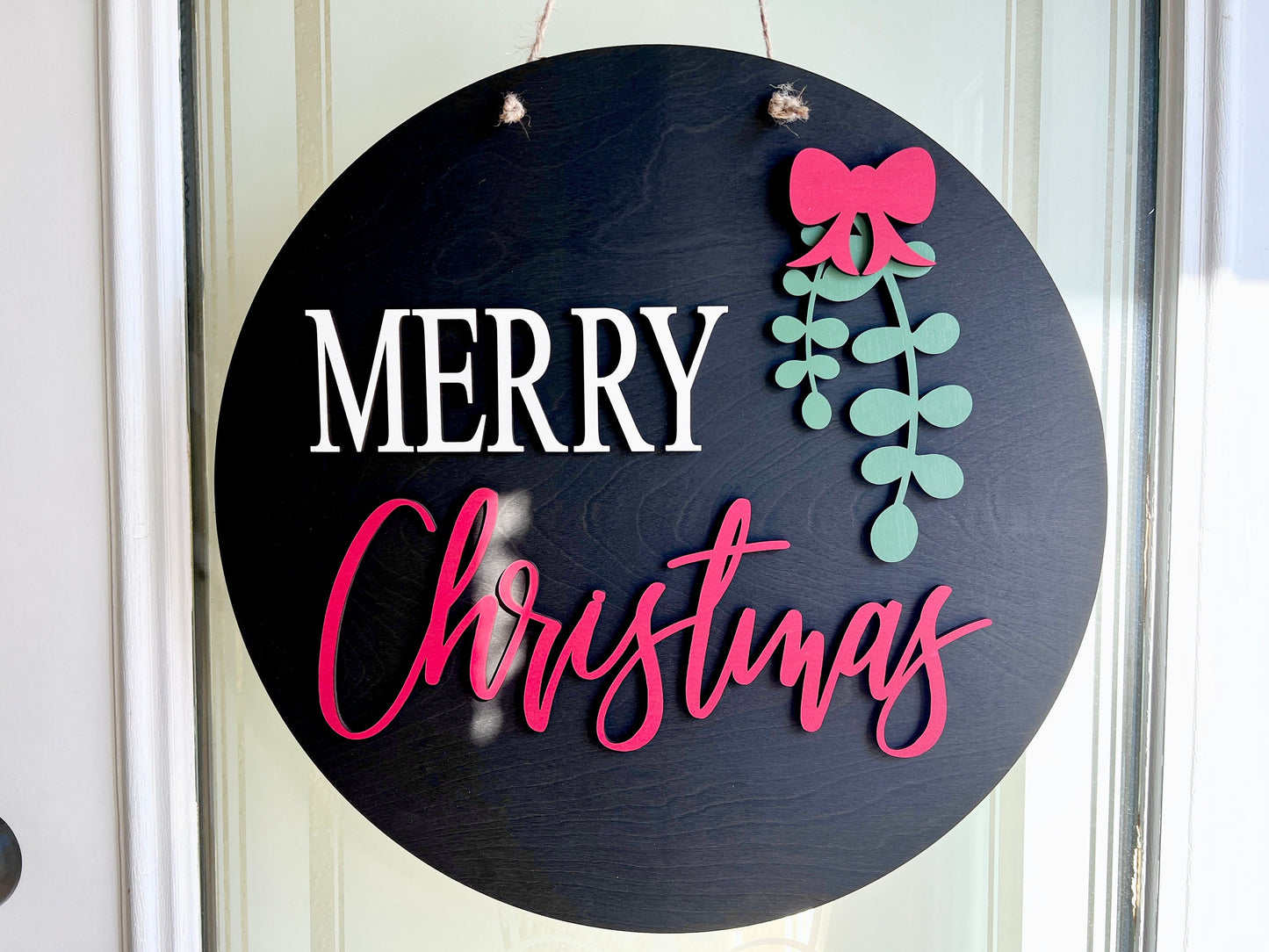 Merry Christmas sign, Christmas decorations, 3D holiday decor, wood signs, living room wooden sign wall hanging, black mantel decor
