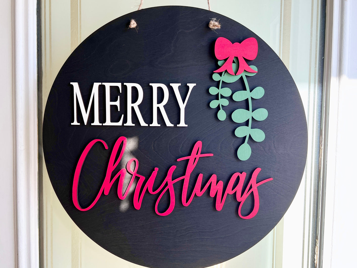 Merry Christmas sign, Christmas decorations, 3D holiday decor, wood signs, living room wooden sign wall hanging, black mantel decor
