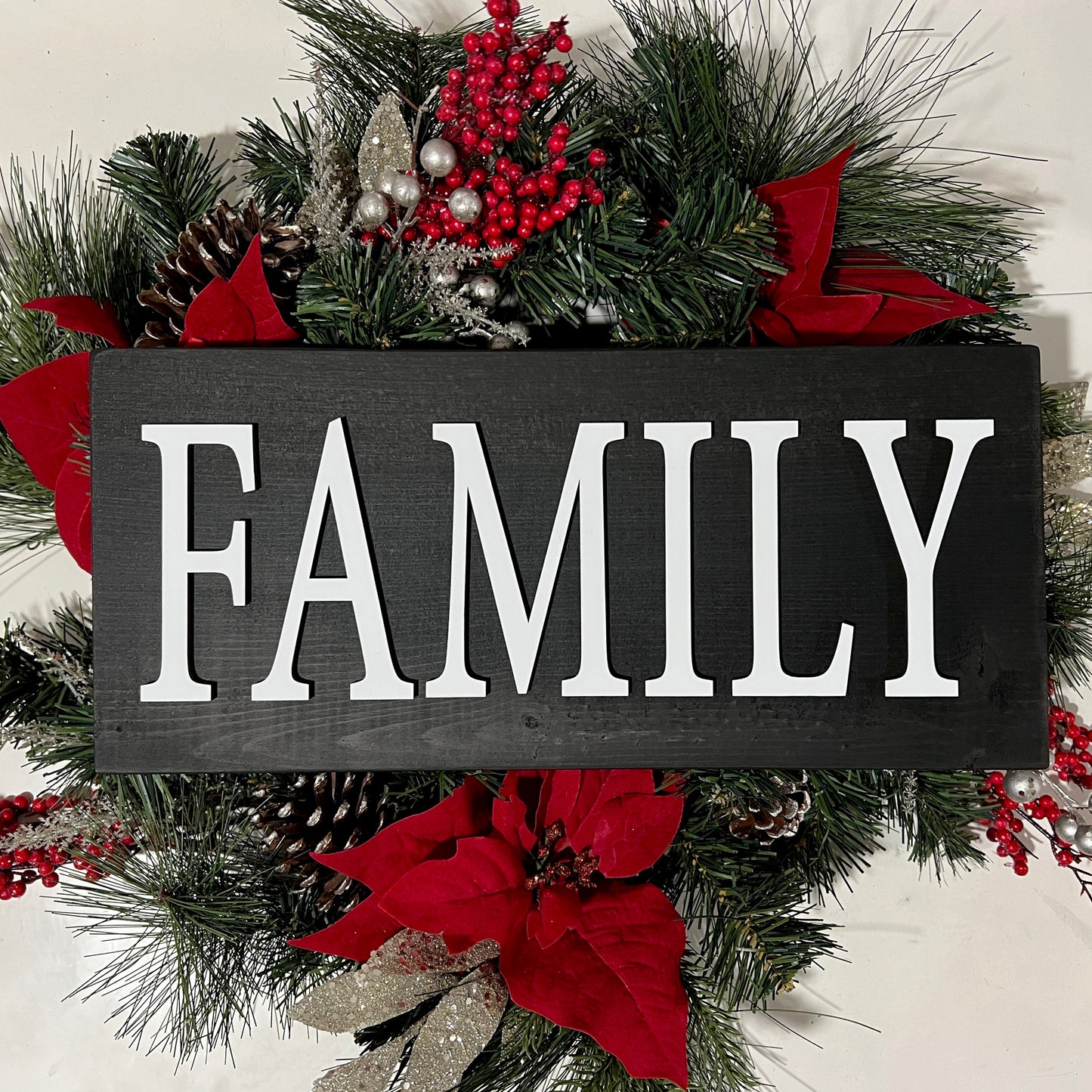 Family sign, home decorations, 3D wall art, mantel decor, entryway wood signs, living room wooden sign, wall hanging, fireplace mantel decor