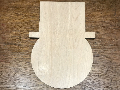 snowman top hat wood blank - DIY snowman sign making supplies