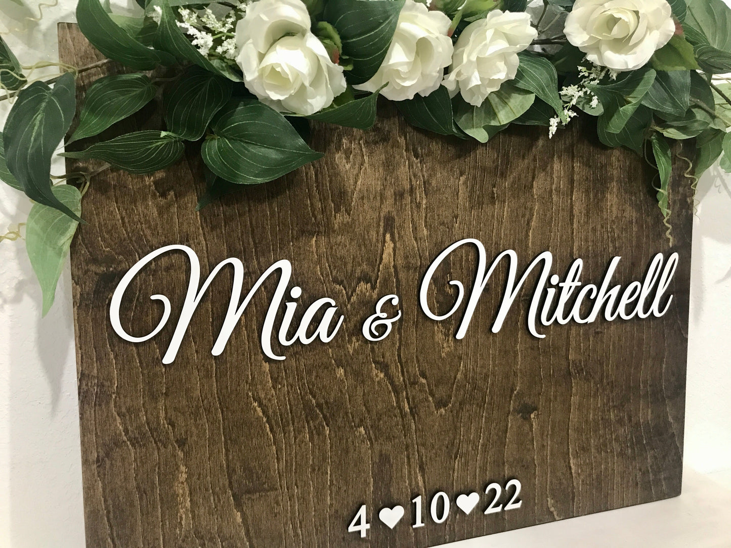 custom name guest book alternative sign 