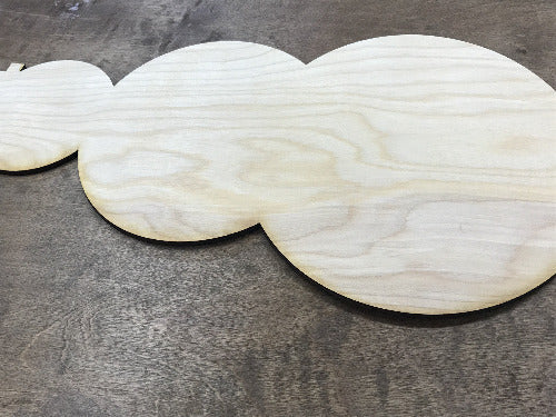 wood snowman blanks - wooden boanks for sign making