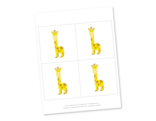 printable zoo animals for DIY baby shower banner - Celebrating Together
