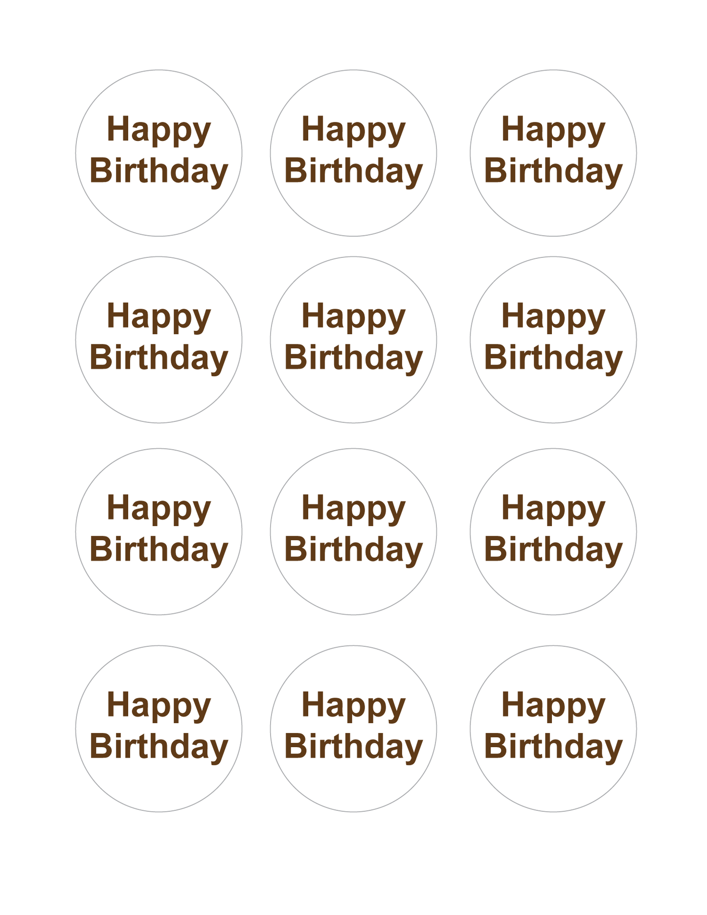 safari diy happy birthday cupcake toppers - Celebrating Together