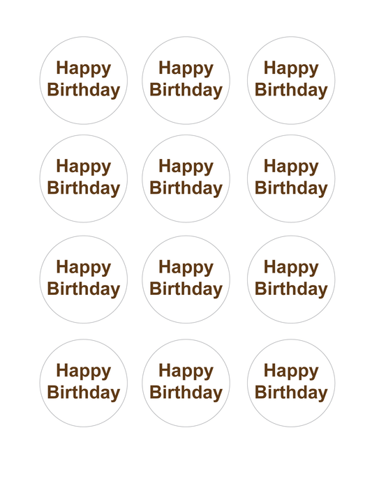 safari diy happy birthday cupcake toppers - Celebrating Together