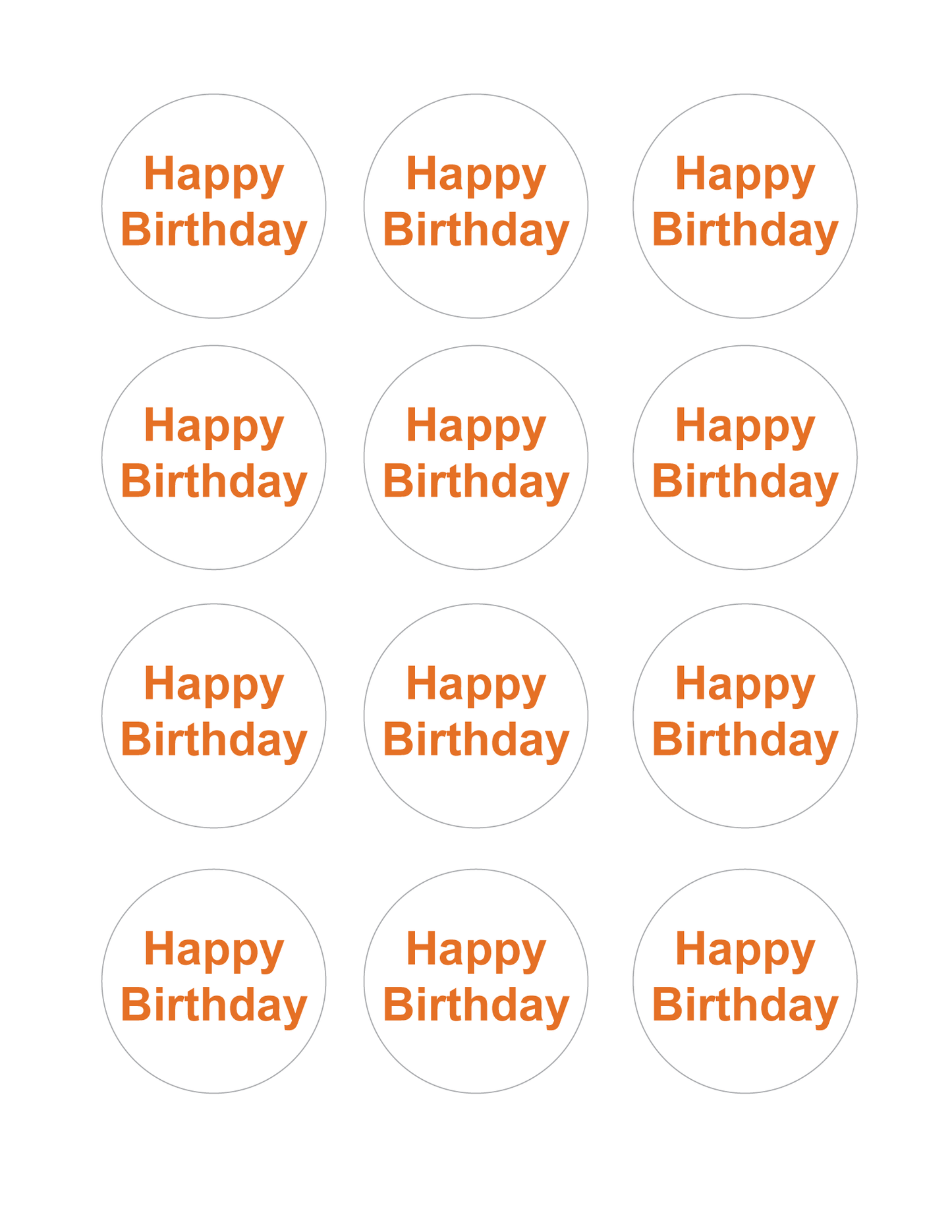 DIY safari happy birthday cupcake picks - Celebrating Together