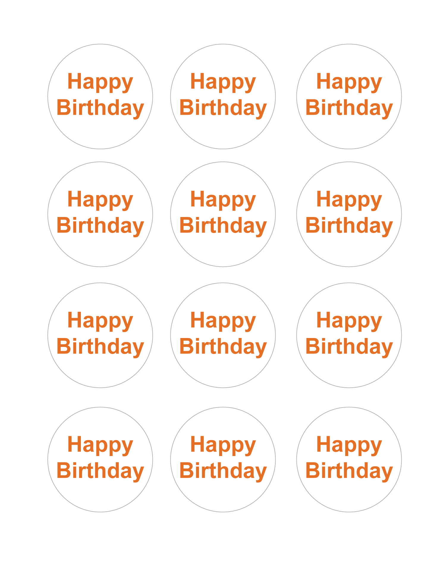 DIY safari happy birthday cupcake picks - Celebrating Together