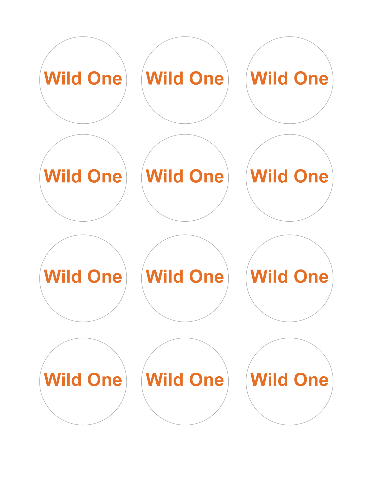 DIY wild one cupcake toppers - Celebrating Together