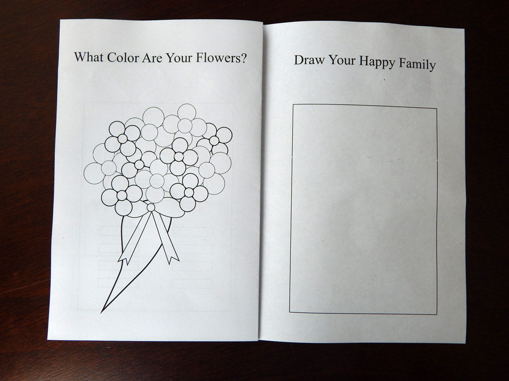 Bouquet coloring page - Celebrating Together