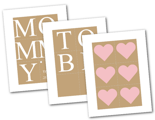 diy mommy to be banner - rustic baby shower decorations - Celebrating Together