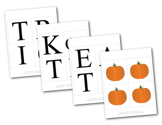 printable trick or treat banner pages - Celebrating Together