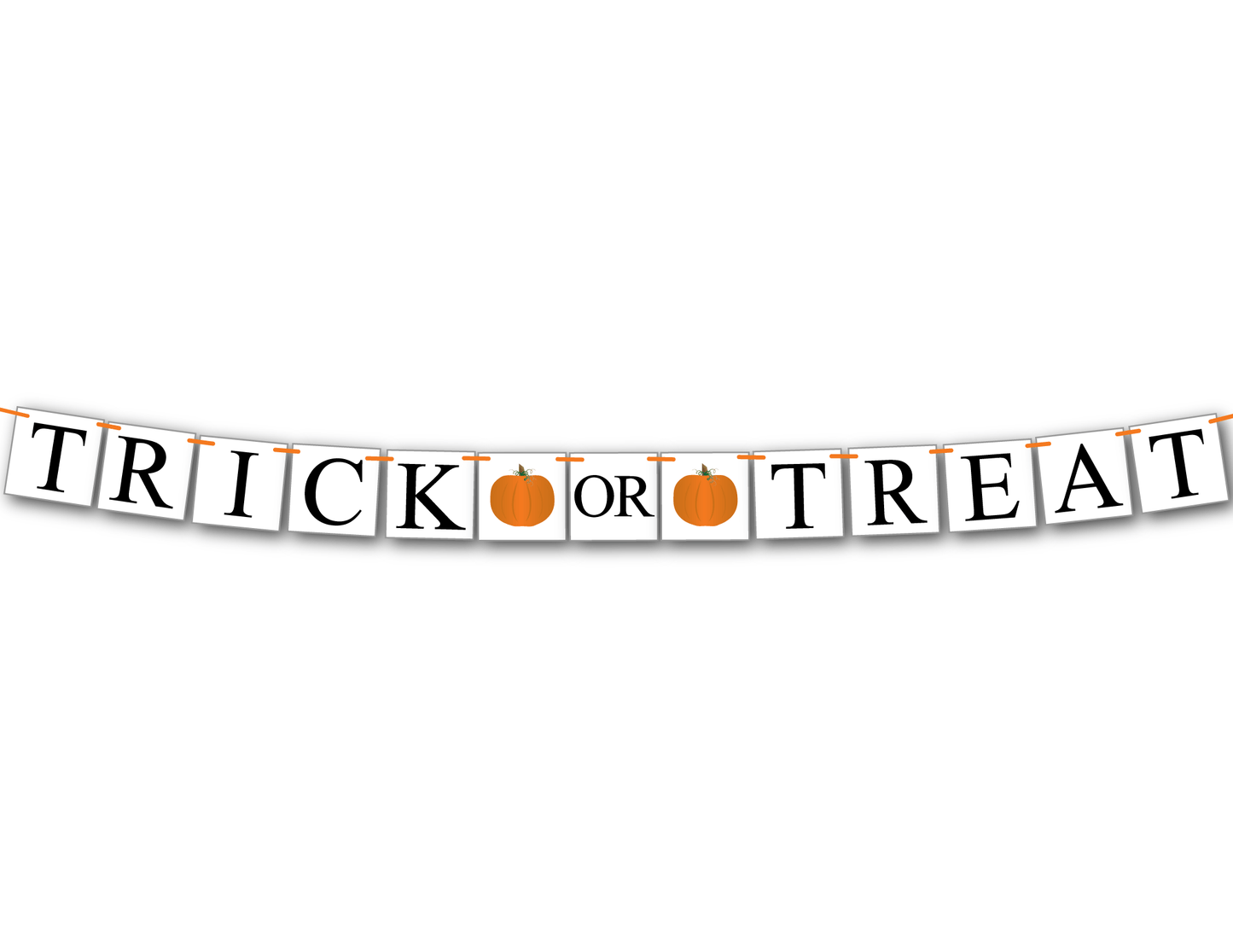 DIY trick or treat banner - Celebrating Together