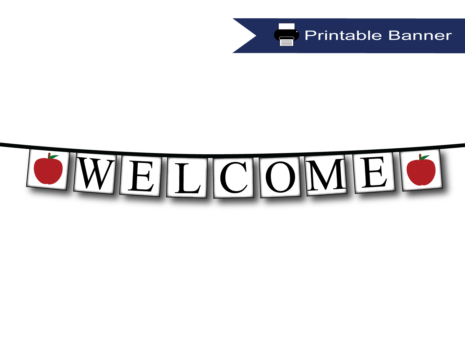 Welcome banner for back to school class room decor - Celebrating Together