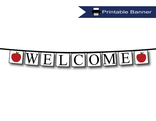 Welcome banner for back to school class room decor - Celebrating Together