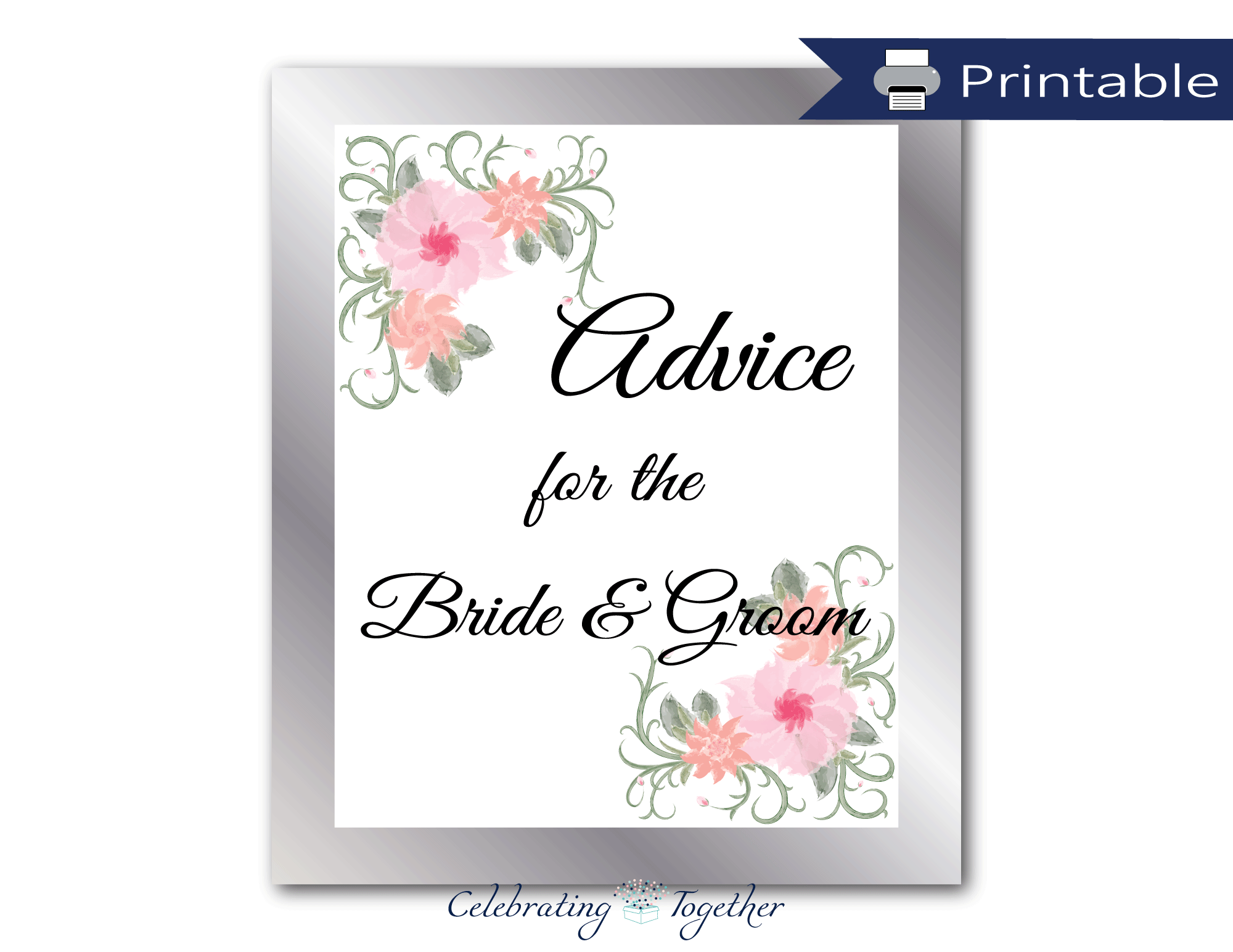 Printable Wedding Signs - DIY Wedding Decorations and Wedding Signage ...