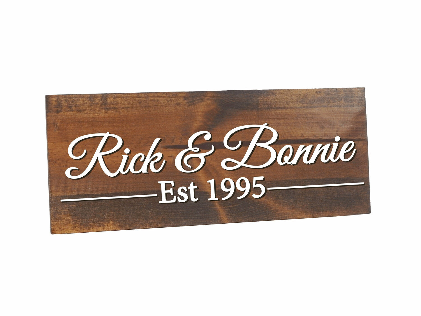 Custom Business Name Sign With Established Date